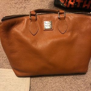 Dooney and Bourke genuine leather satchel